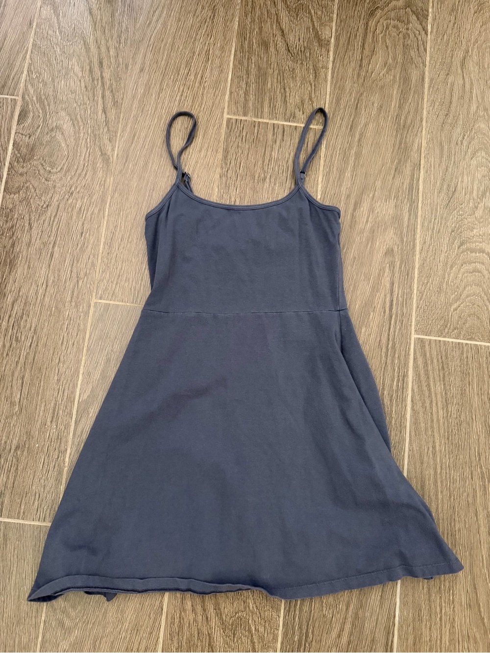Brandy Melville Navy Blue Spaghetti Strap Dress